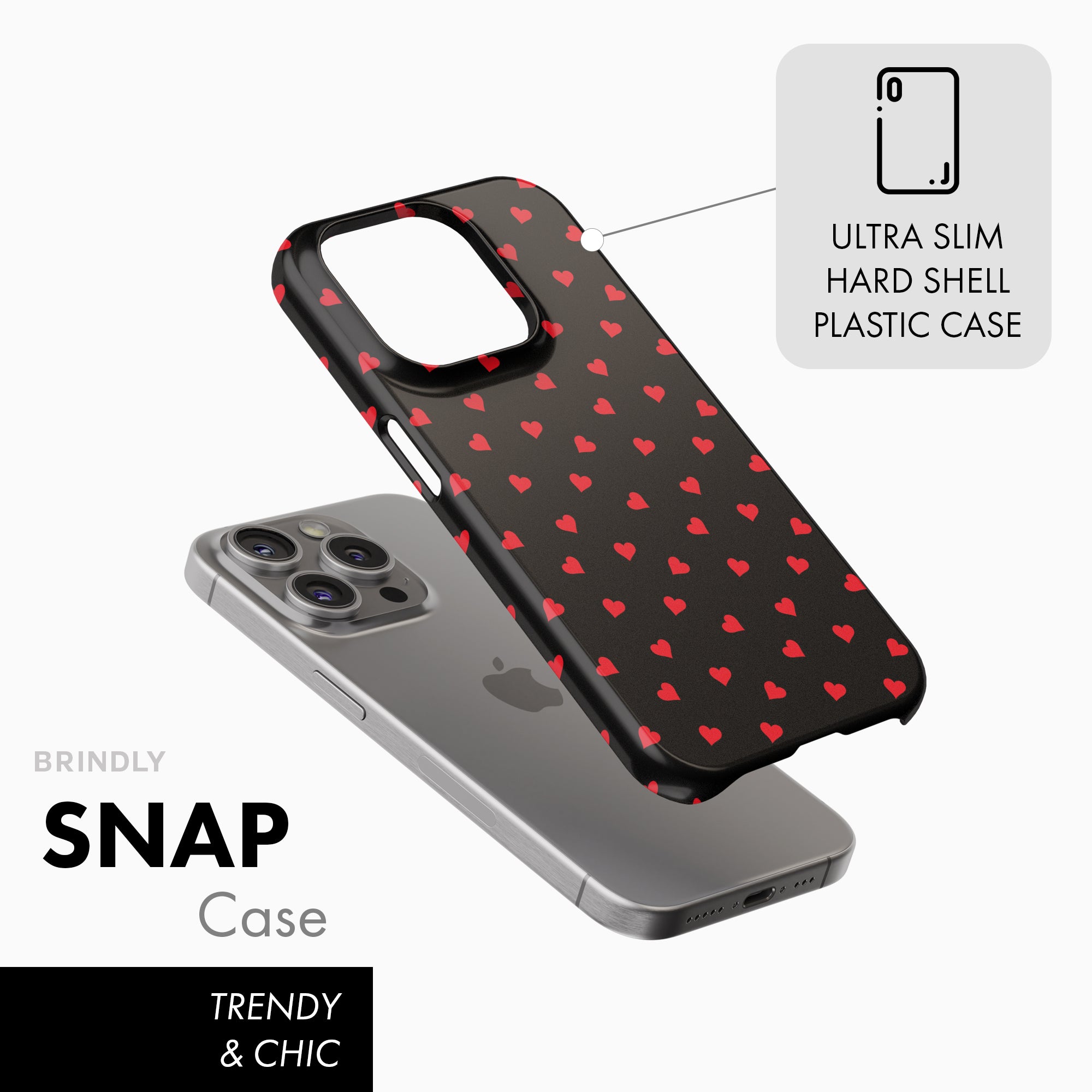 Valentine Hearts - Snap Phone Case