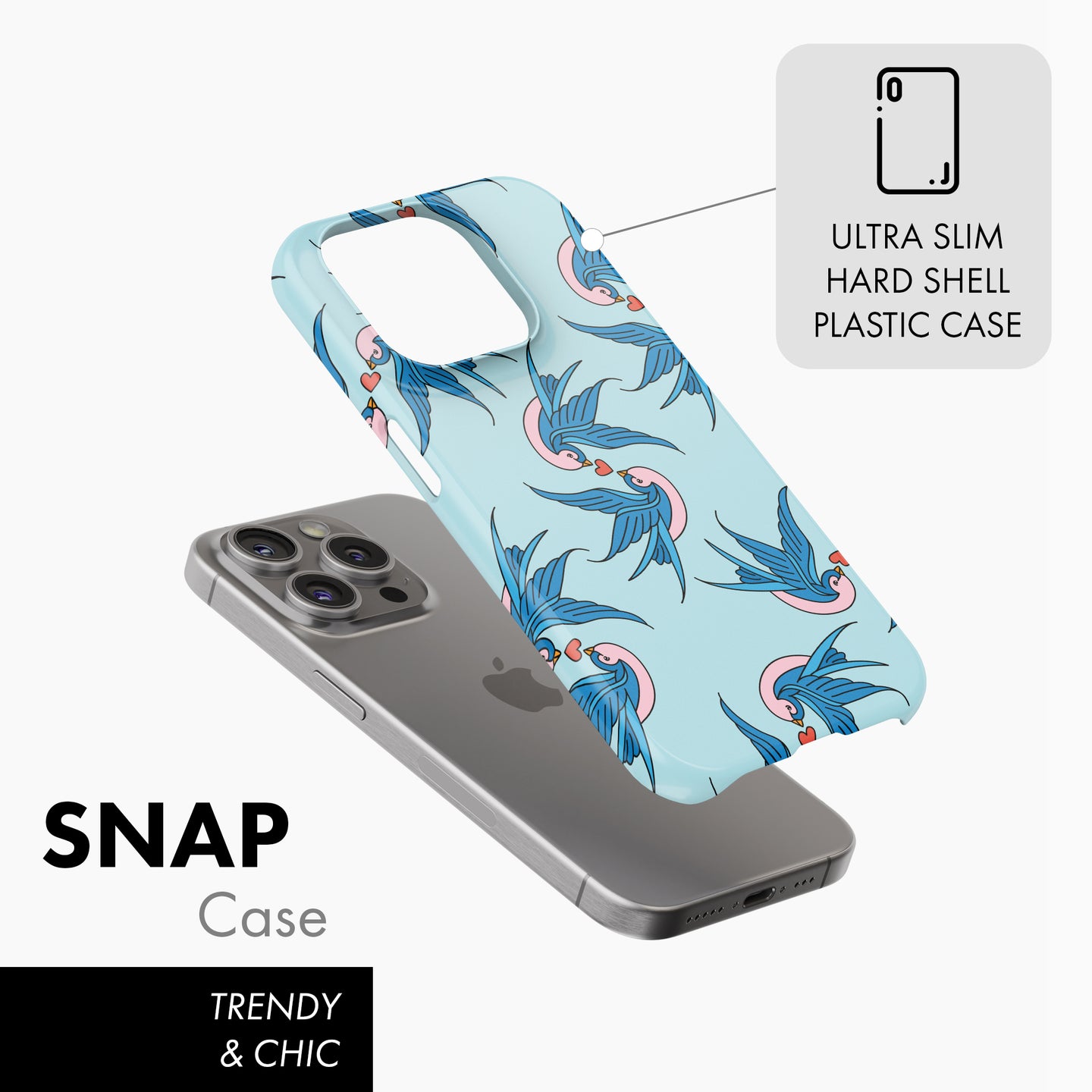 Love Birds - Snap Phone Case