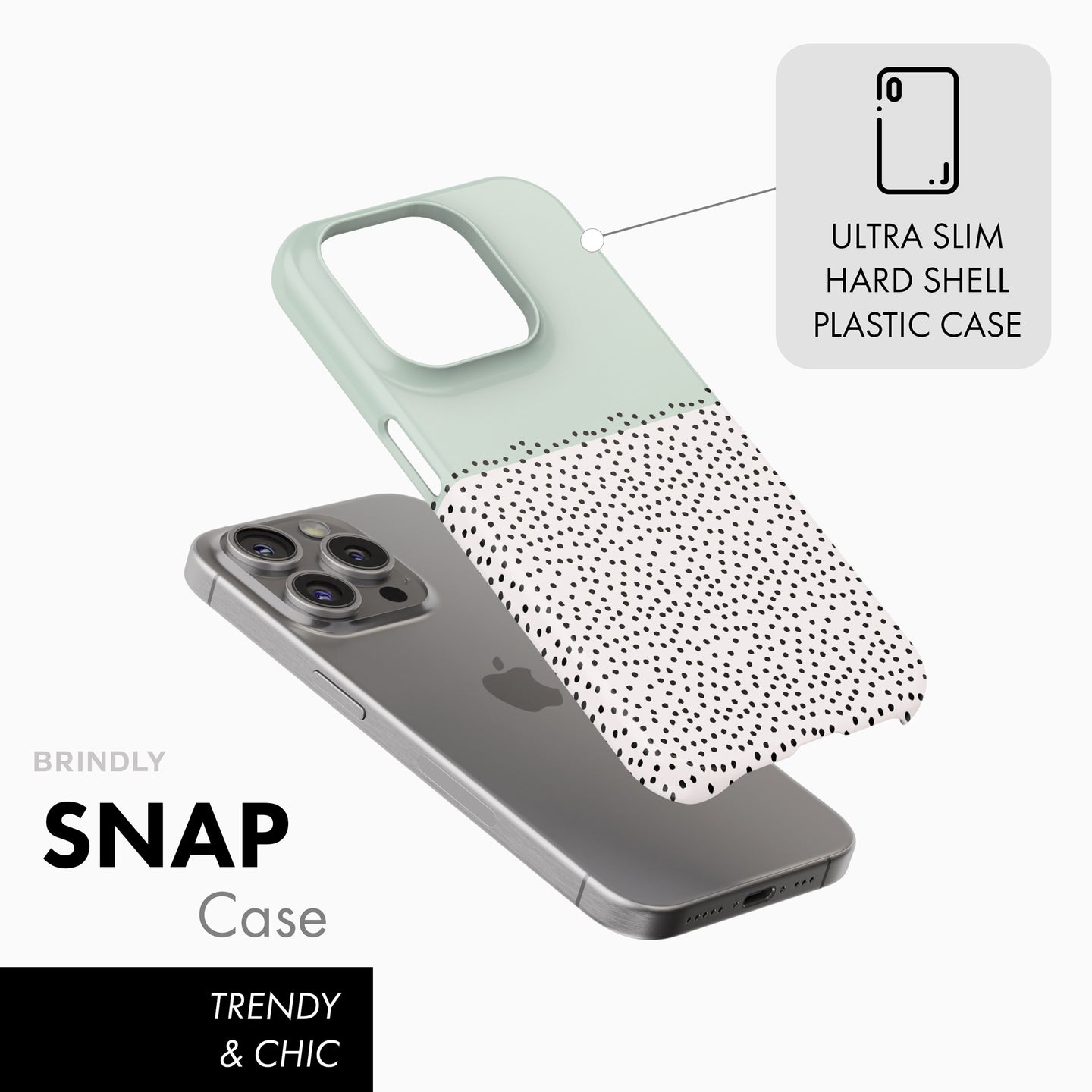 Green Mini Dots - Snap Phone Case