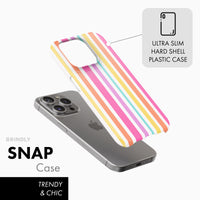 Rainbow Stripes - Snap Phone Case