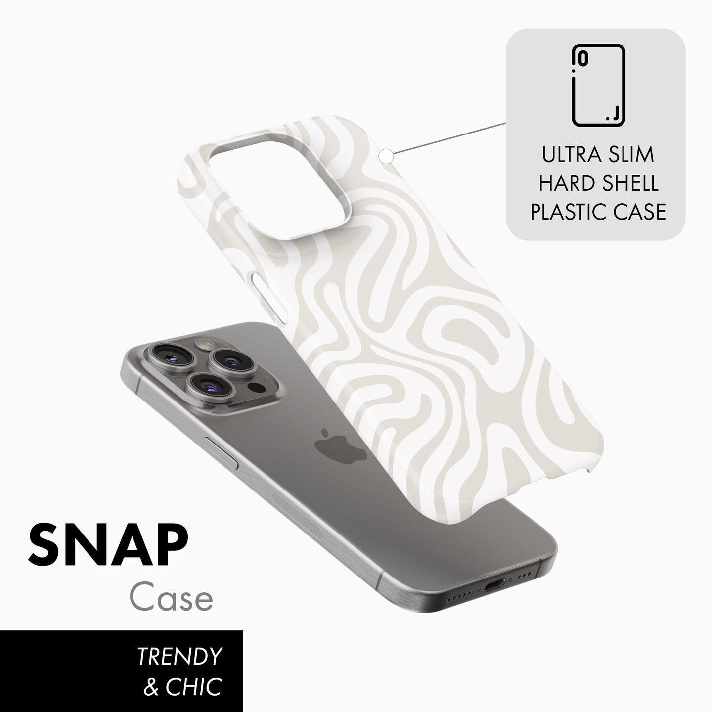 Organic Lines - Snap Phone Case