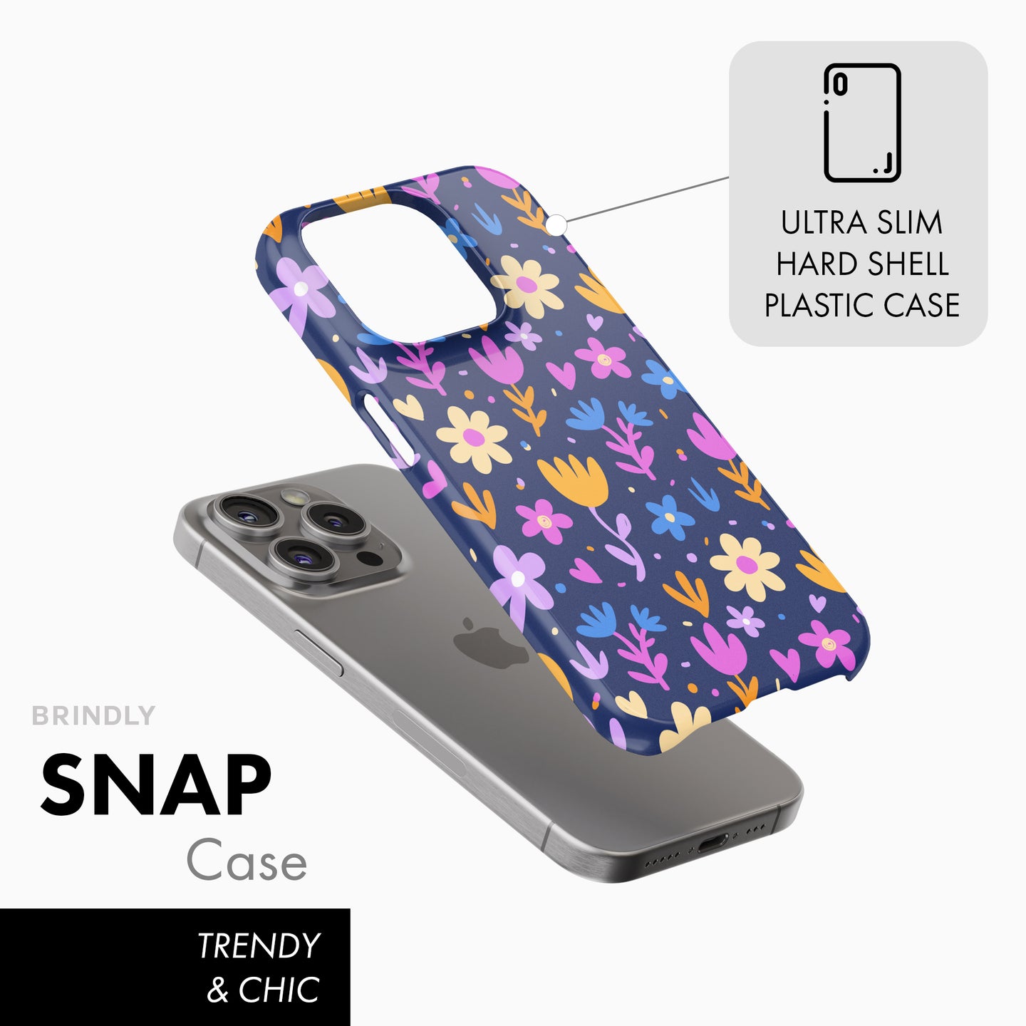 Pretty Flowers - Snap Phone Case