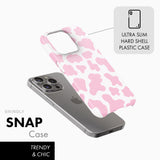 Pink Cow Print - Snap Phone Case