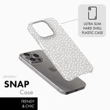 Pebble Polka Dot - Snap Phone Case