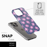 Pink Flowers - Snap Phone Case