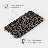 Sheer Leopard - Snap Phone Case