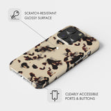 Ivory Tortoise Shell - Snap Phone Case