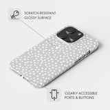 Pebble Polka Dot - Snap Phone Case