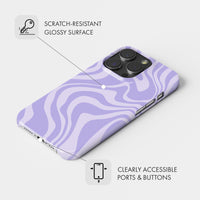 Purple Wave - Snap Phone Case