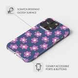 Pink Flowers - Snap Phone Case