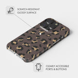 Brown Leopard Print - Snap Phone Case