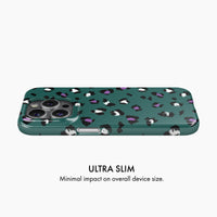 Green Leopard - Snap Phone Case