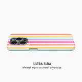 Rainbow Stripes - Snap Phone Case