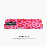 Red & Pink Leopard - Snap Phone Case