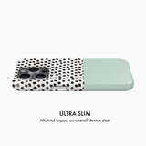 Pastel Green Polka Dot - Snap Phone Case