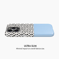 Sky Blue Polka Dot - Snap Phone Case