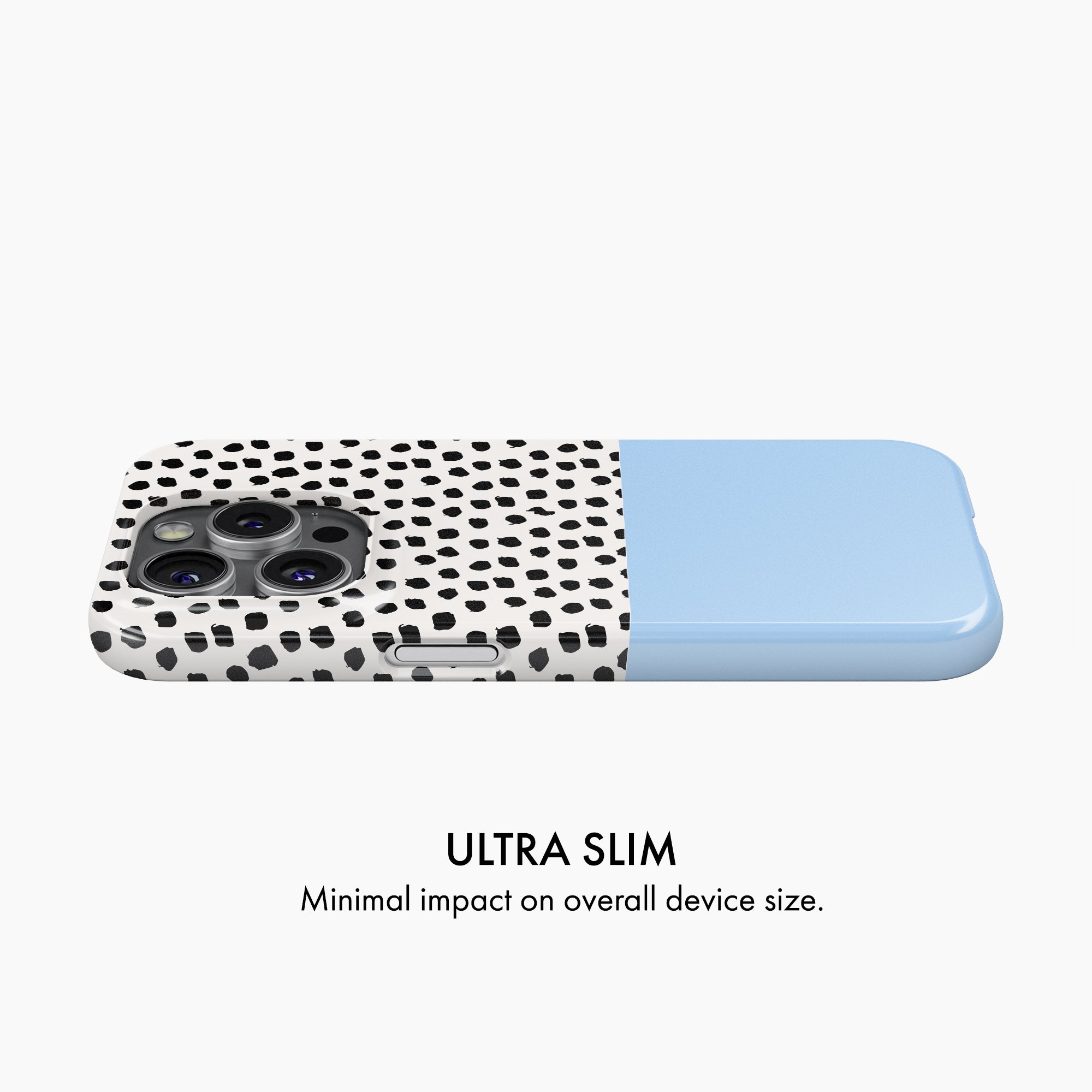 Sky Blue Polka Dot - Snap Phone Case