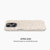 Beige Leopard - Snap Phone Case