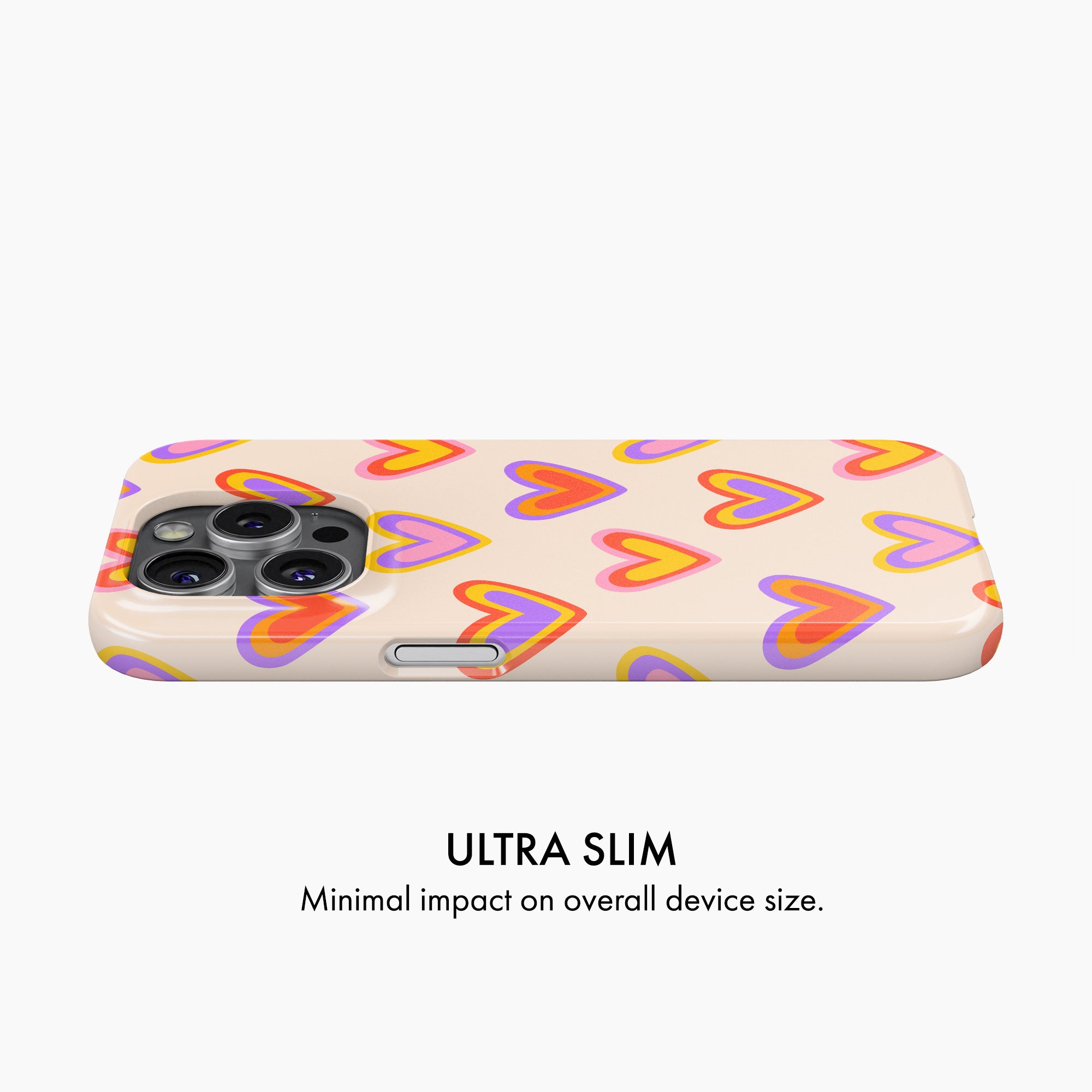 Retro Hearts - Snap Phone Case