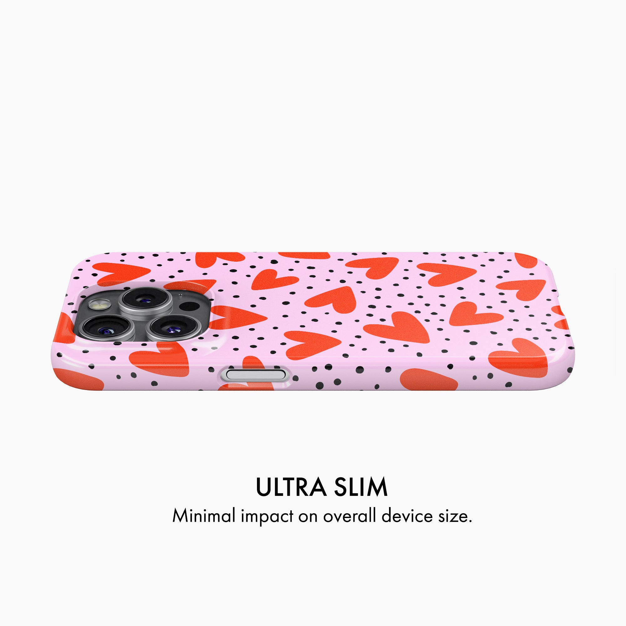 Dotty Hearts - Snap Phone Case