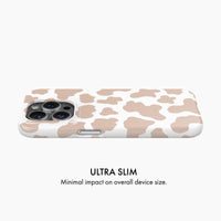 Nude Beige Cow Print - Snap Phone Case