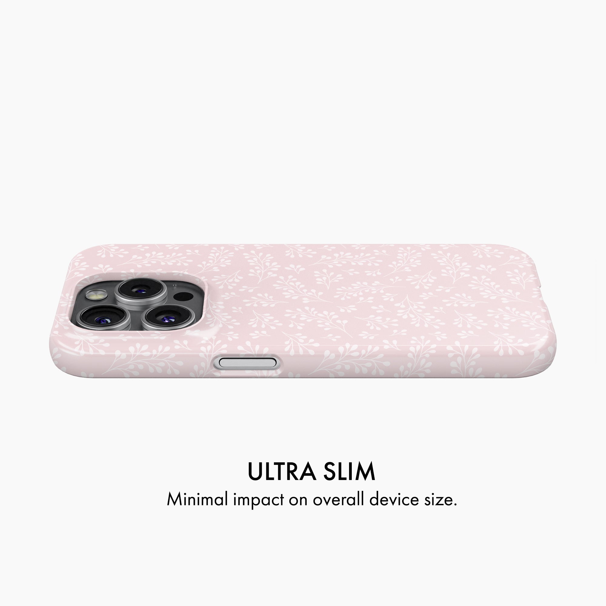 Pastel Pink Floral - Snap Phone Case