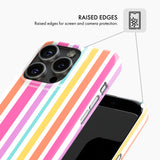 Rainbow Stripes - Snap Phone Case