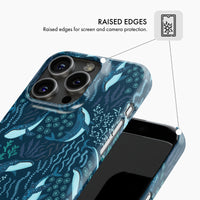 Dancing Whales - Snap Phone Case