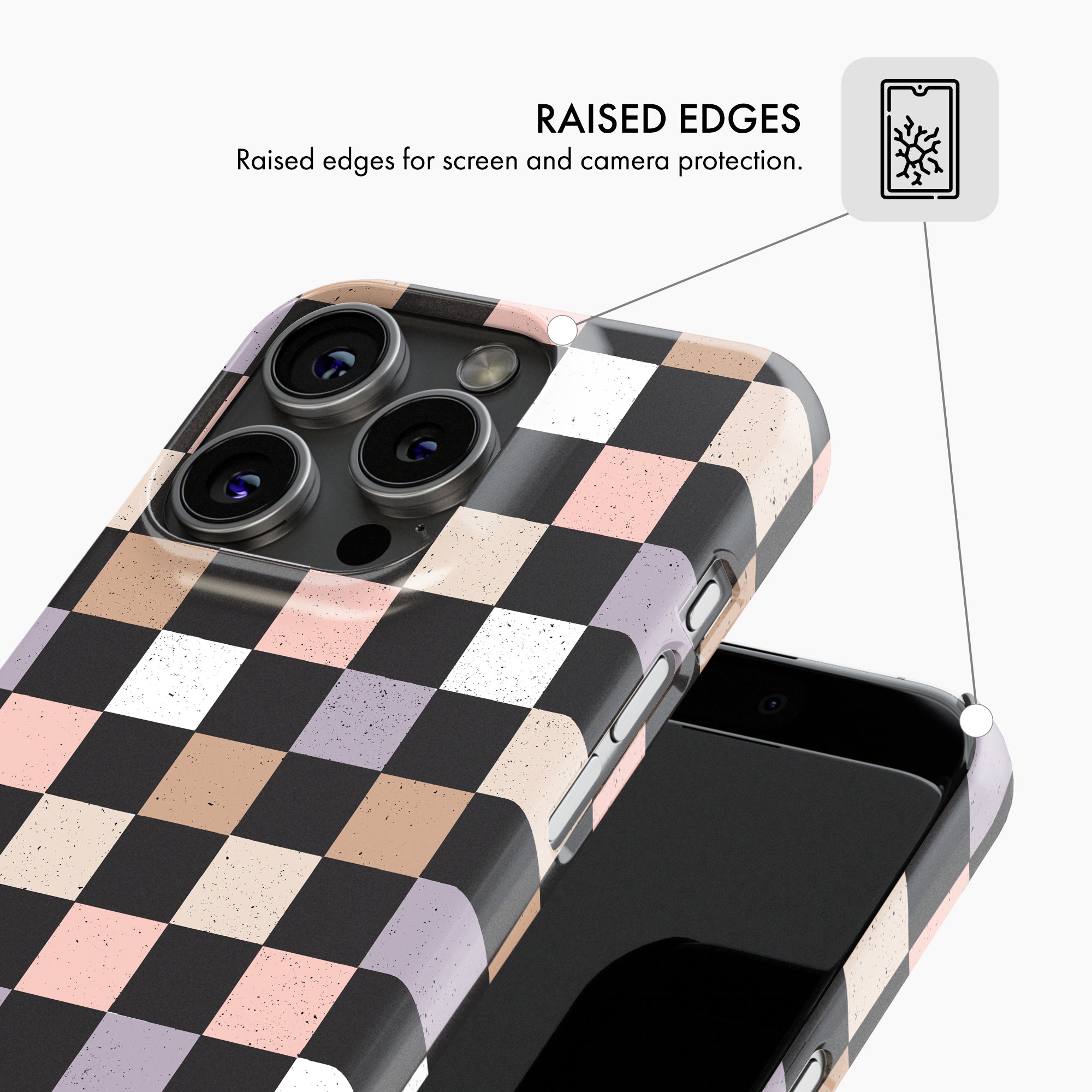 Checked - Snap Phone Case