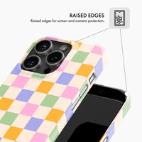 Pastel Checks - Snap Phone Case