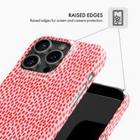 Red & Pink Spot - Snap Phone Case