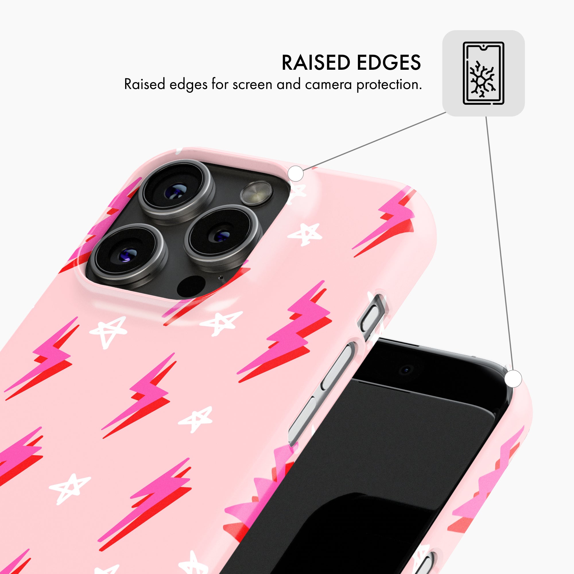 Bolts & Stars - Snap Phone Case