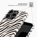 Ivory Zebra - Snap Phone Case