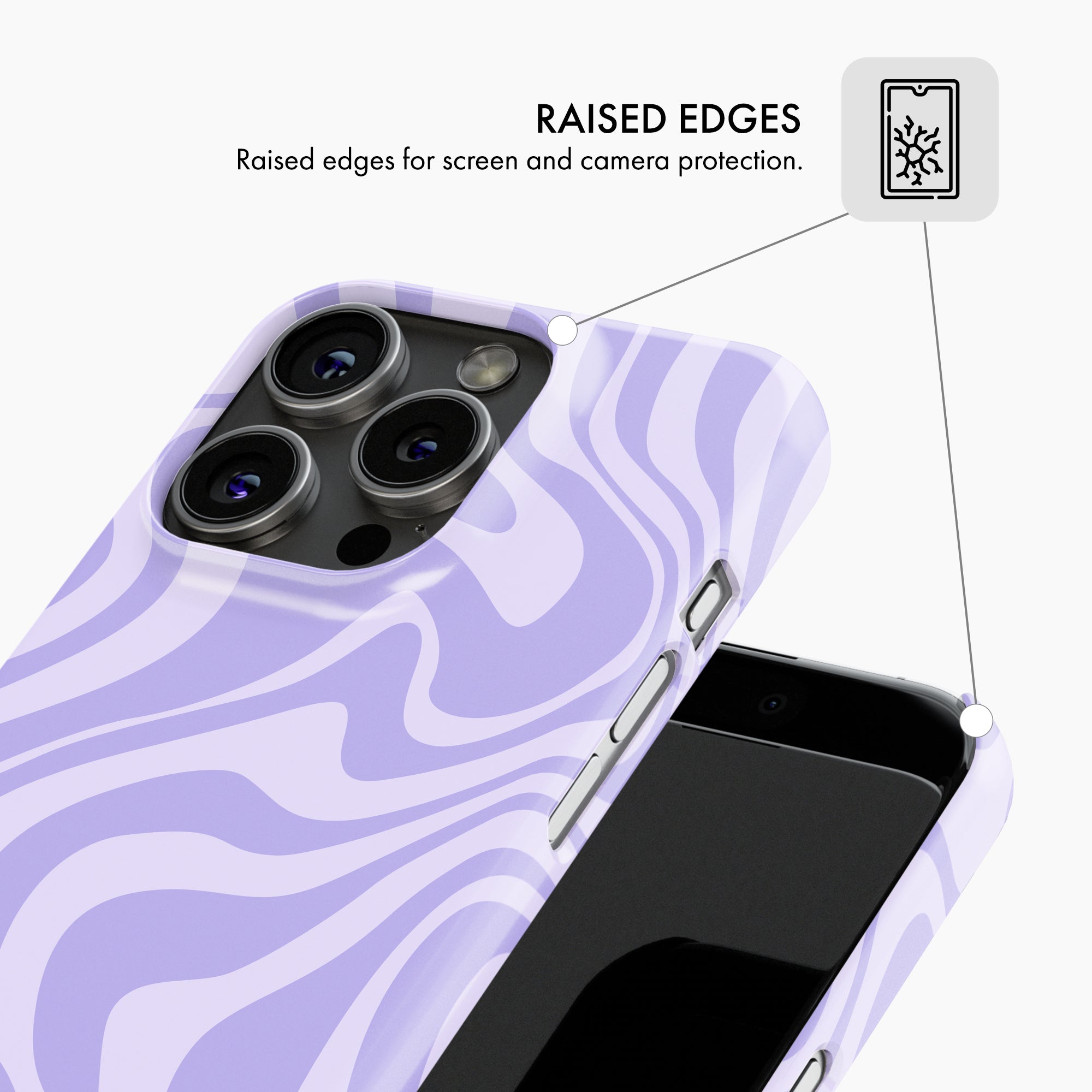 Purple Wave - Snap Phone Case