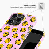 Pink Smiley - Snap Phone Case