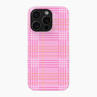 Pink Plaid - Snap Phone Case