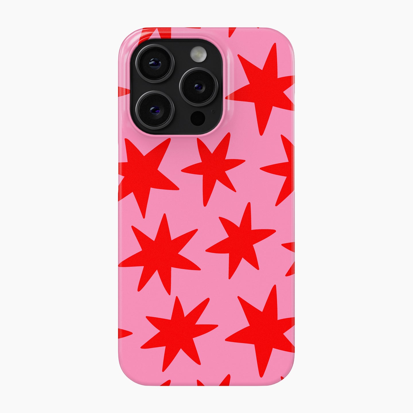 Pink & Red Stars - Snap Phone Case