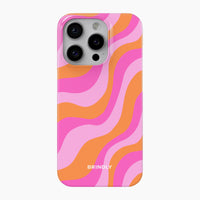 Pink Orange Wave - Snap Phone Case