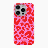 Red & Pink Leopard - Snap Phone Case