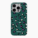 Green Leopard - Snap Phone Case