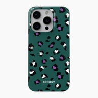 Green Leopard - Snap Phone Case