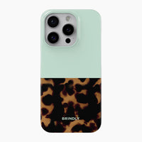 Mint Tortoise Shell - Snap Phone Case