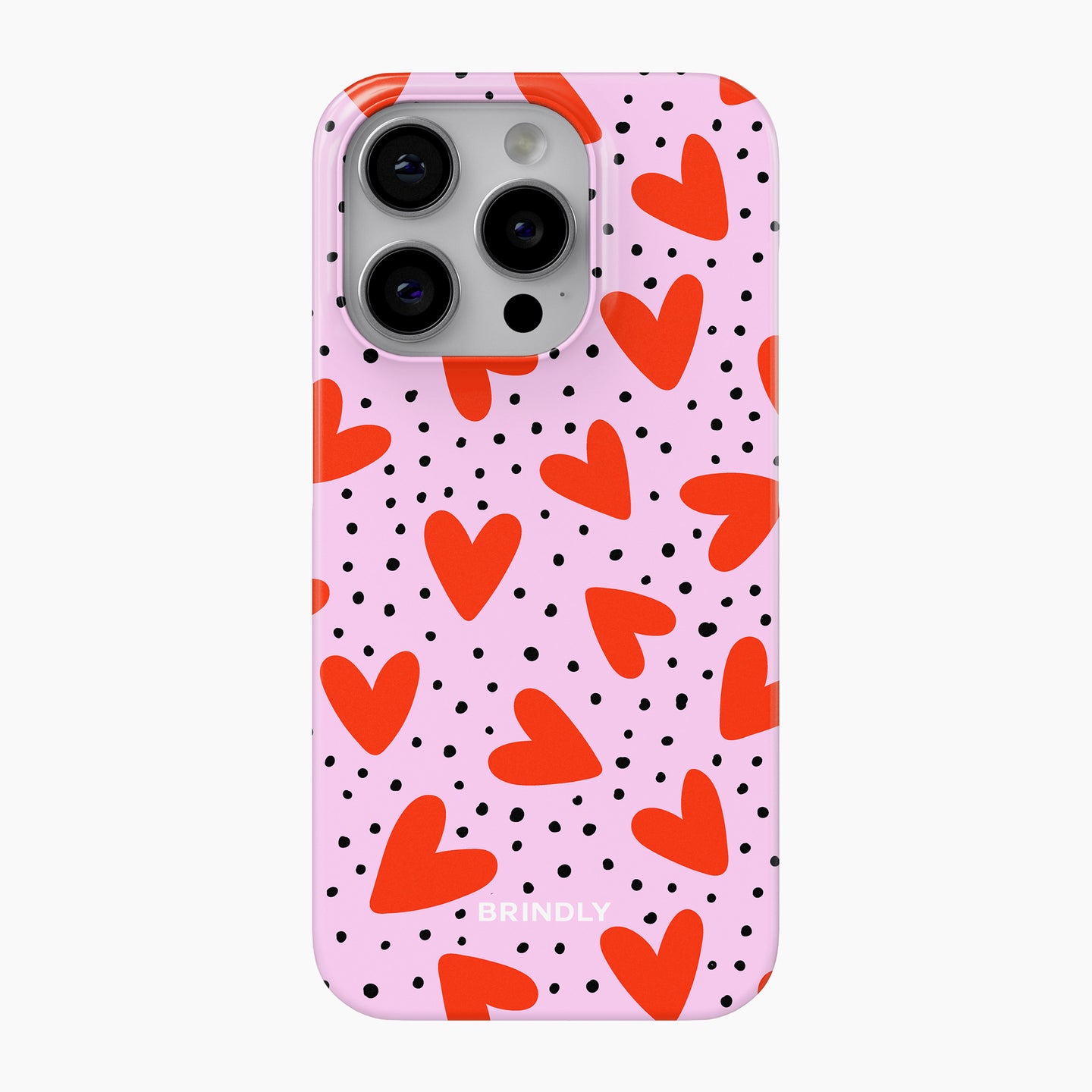 Dotty Hearts - Snap Phone Case