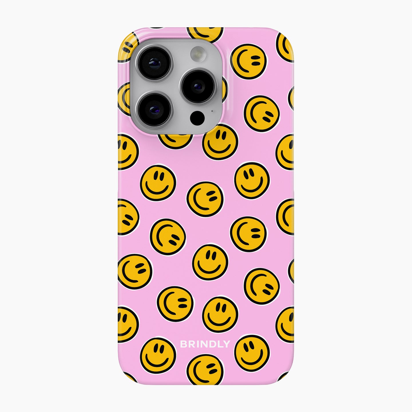 Pink Smiley - Snap Phone Case