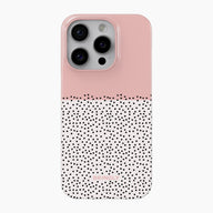 Blush Pink Mini Dots - Snap Phone Case