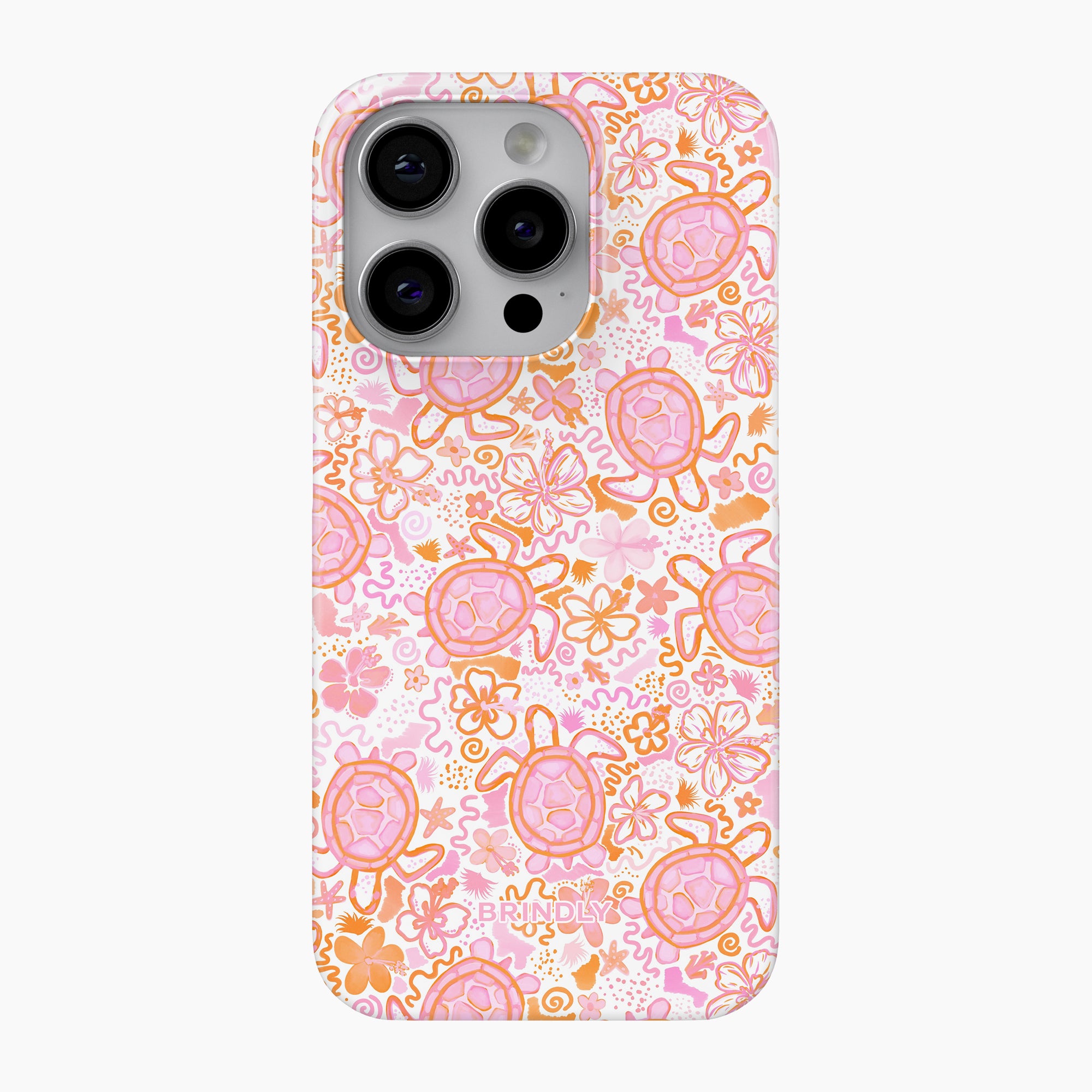 Peachy Turtles - Snap Phone Case