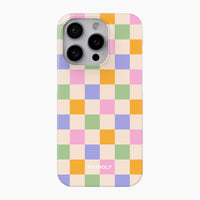 Pastel Checks - Snap Phone Case