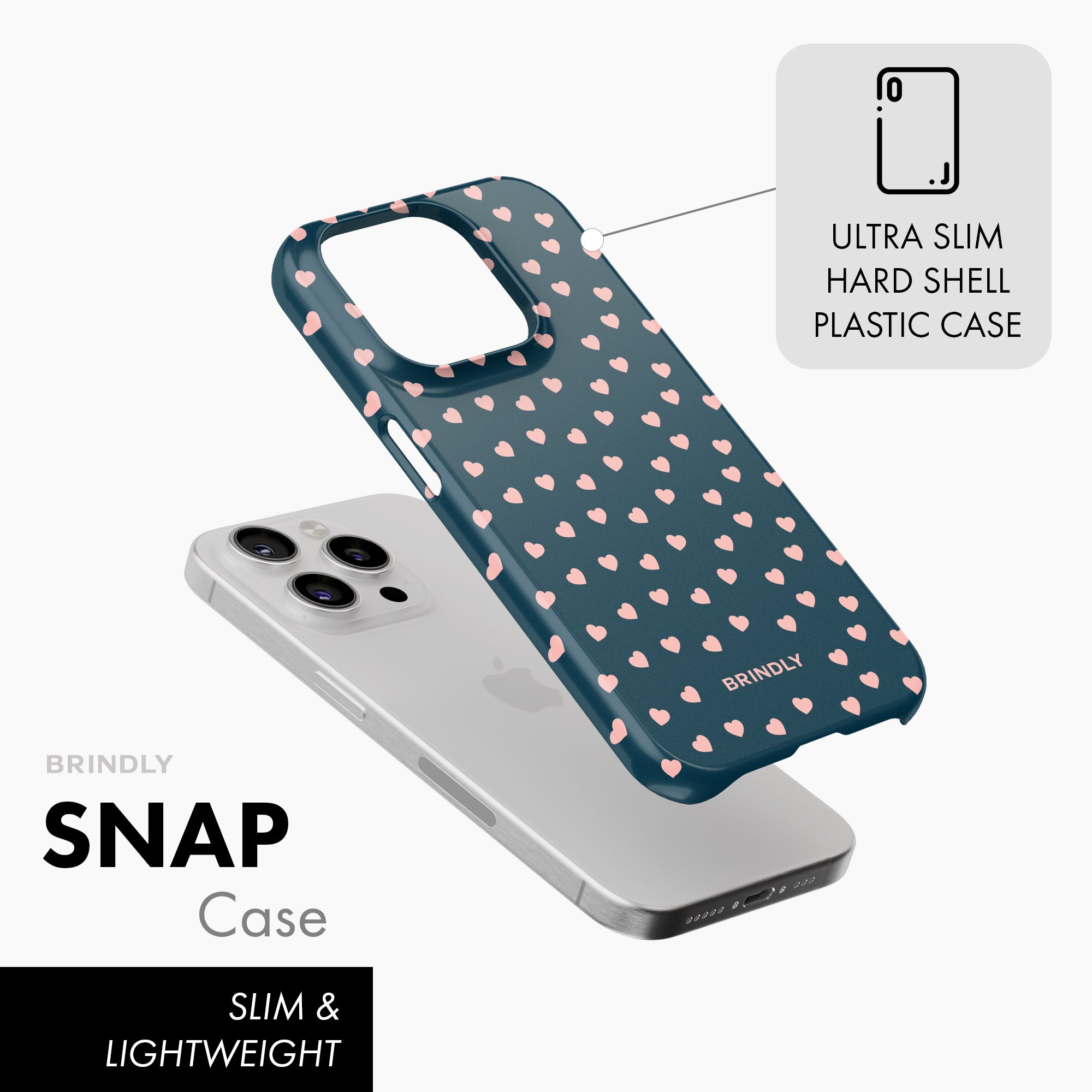 Navy Romance - Snap Phone Case