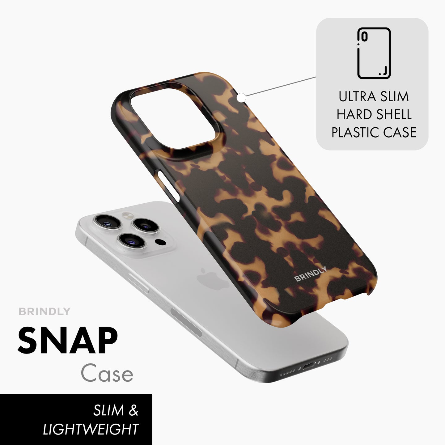 Tortoise Chic - Snap Phone Case