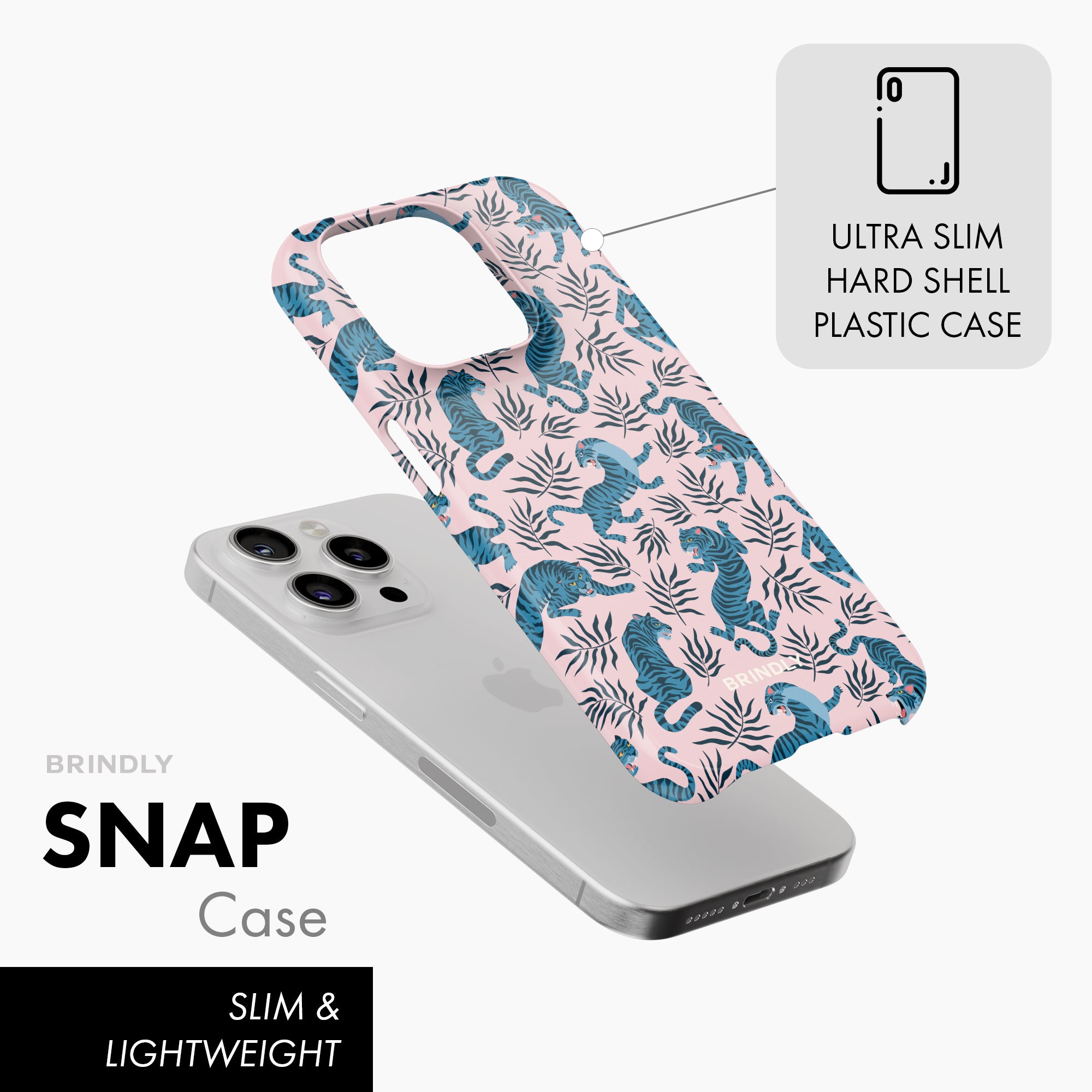 Blue Tiger - Snap Phone Case